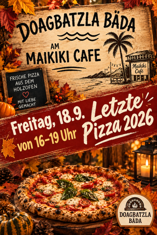 Letzter Pizzatag am 18.9.